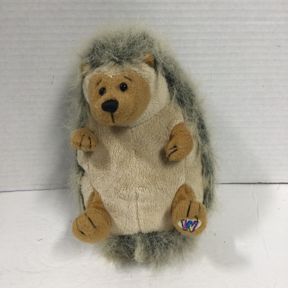 Webkinz Ganz Plush Hedgehog Toy - Brown and Gray HM130 No Code